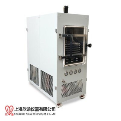 上海欣諭2025款XY-FD-S5壓蓋中試型凍干機(jī)普通型真空冷凍干燥機(jī)實(shí)驗(yàn)室摸索凍干工藝用冷凍干燥機(jī)，冰凍干燥機(jī)，壓塞冷凍干燥儀